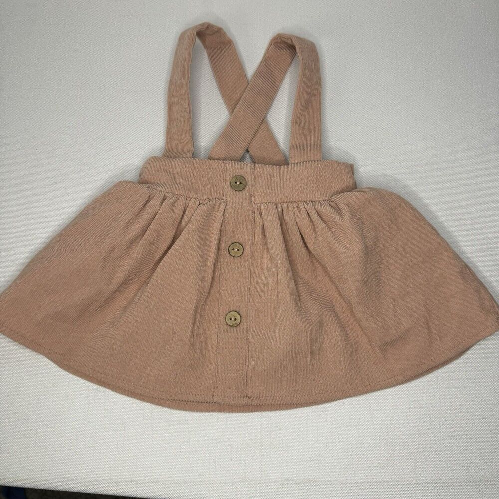Baileys Blossoms Baby Girl Jumper Suspender Overall Skirt Pink One Piece 3-6M